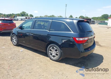 2011 Honda Odyssey Ex из США, поврежденный, VIN 5FNRL5H46BB006456